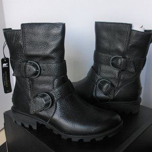 Sorel Phoenix Moto Boots Black 8.5
